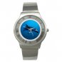 Dusky Dolphin Underwater Sea Stainless Steel Wrist Watch Unisex 190