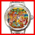 Snow White & Seven Dwarf Kids Italian Charm Wrist Watch 636