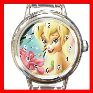 Tinkerbell Disney Kids Round Italian Charm Wrist Watch 638