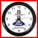 FORD MUSTANG Collectable Decor Wall Clock-Black 035
