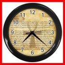 Egypt Pharaoh Ankh Life Eternal Decor Wall Clock-Black 037