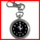 Ferrari Collectable Silvertone Key Chain Watch 008