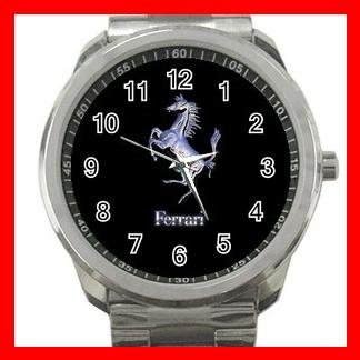 Ferrari Collectable Silvertone Sports Metal Watch 010