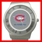 Hockey Montreal Canadians Canadiens HABS NHL Stainless Steel Wrist Watch Unisex 200