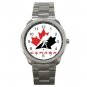 Hockey TEAM CANADA NHL Silvertone Sports Metal Watch 012