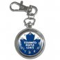 Toronto MAPLE LEAFS Silvertone Key Chain Watch 009