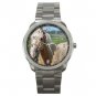Palomino Quarter Horse Animals Silvertone Sports Metal Watch 018