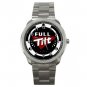 Full Tilt Poker Game Fun Silvertone Sports Metal Watch 020