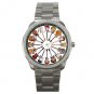 Guitar Circle Music Fun Silvertone Sports Metal Watch 024