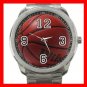 Basketball Game Ball Silvertone Sports Metal Watch 026