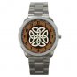 Rare Traditional Celtic Knot Silvertone Silvertone Sports Metal Watch 040