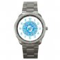 Celtic Dolphins Myth Silvertone Sports Metal Watch 053