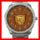 Copper Dragon Shield Silvertone Sports Metal Watch 054