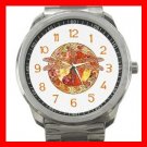 Hot Celtic Dragonfly Silvertone Sports Metal Watch 056