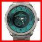 U.S Marine Corp Army Silvertone Sports Metal Watch 069