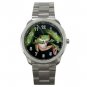 Red Eye Frog Froggy Silvertone Sports Metal Watch 076