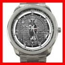 Knight of East and West Silvertone Sports Metal Watch 079