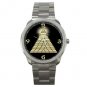 All Seeing Eye Pyramid Silvertone Sports Metal Watch 088