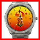 Bass Guitar Music Instrument Fan Silvertone Sports Metal Watch 095