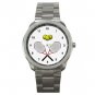 Tennis Racques Crossed Game Silvertone Sports Metal Watch 122