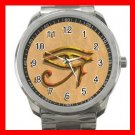 The Eye of Horus Hobby Silvertone Sports Metal Watch 128