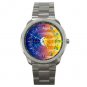Zodiac Signs Moon and Sun Hobby Silvertone Sports Metal Watch 134