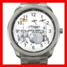 WHITE DRUMMER DRUMS MUSIC Silvertone Sports Metal Watch 137