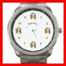Saluki Dog Pet Puppy Animals Silvertone Sports Metal Watch 138