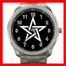 Wicca Pentagram Pentacle Star Witch Silvertone Sports Metal Watch 160