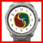 Knights Templar Masonic Prosperity Silvertone Sports Metal Watch 164