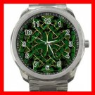 CELTIC CROSS Irish Cross Silvertone Sports Metal Watch 165