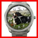 BERNESE MOUNTAIN DOG PET Silvertone Sports Metal Watch 172