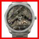 SIG Sauer Firearms Silvertone Sports Metal Watch 177