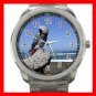 AFRICAN GREY PARROT BIRD PET Silvertone Sports Metal Watch 180