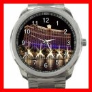 Las Vegas - BELLAGIO Fun Travel Silvertone Sports Metal Watch 183
