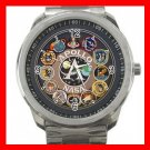 NASA APOLLO MEDALS Silvertone Sports Metal Watch 185