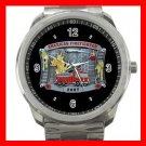 American Firefighter Fire Fighter Silvertone Sports Metal Watch 199
