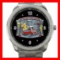 American Firefighter Fire Fighter Silvertone Sports Metal Watch 199