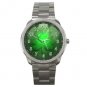 Irish Shamrock St Patricks Clover Silvertone Sports Metal Watch 210