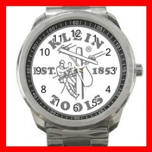 Klein Tools Electrician Silvertone Sports Metal Watch 211