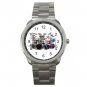 DRUMMER DRUMS MUSIC Silvertone Sports Metal Watch 230