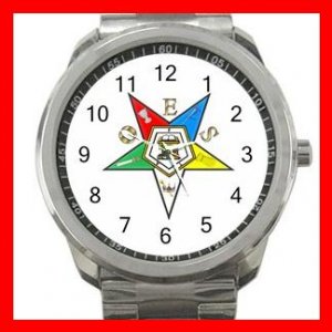 Order Of The Eastern Star Silvertone Sports Metal Watch 231