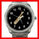 Baritone Sax Saxophone Music Silvertone Sports Metal Watch 232