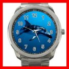 Dusky Dolphin Underwater Sea Marine Silvertone Sports Metal Watch 233