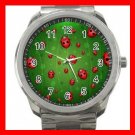 Green Ladybug Bugs Hobby Silvertone Sports Metal Watch 243