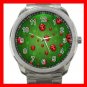 Green Ladybug Bugs Hobby Silvertone Sports Metal Watch 243