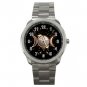 GOLD WICCA PAGAN WITCH MOONS Silvertone Sports Metal Watch 248