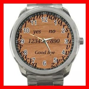 WICCA OUIJA BOARD WITCH Silvertone Sports Metal Watch 249