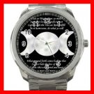 WICCA WITCH PAGAN MOONS Silvertone Sports Metal Watch 252