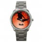 Skate Skateboard Game Fun Silvertone Sports Metal Watch 255